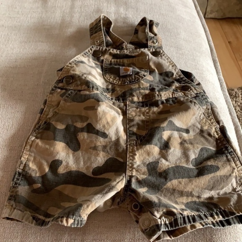 Carhartt Camo Overall Bibs 12 months
